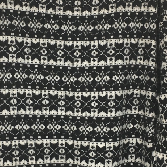 Talbots Black Fair Isle Wool Cardigan Sweater. 3X - Picture 7 of 8